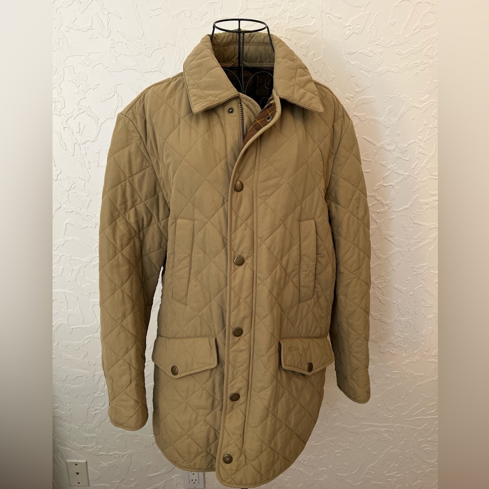 Barbour Quilted Jacket Size Large